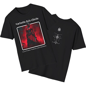 Marinette Bois Cheche T-Shirt with Veve on the Back